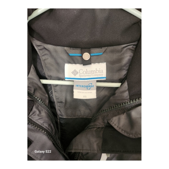 Columbia Whirlbird Interchangable Jacket (SHELL ONLY) Green/Black Plaid, W XS - Picture 3 of 16